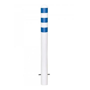 Rampaal Verzinkt Ø108 Wit/Blauw Inbetonneren, Verzenden