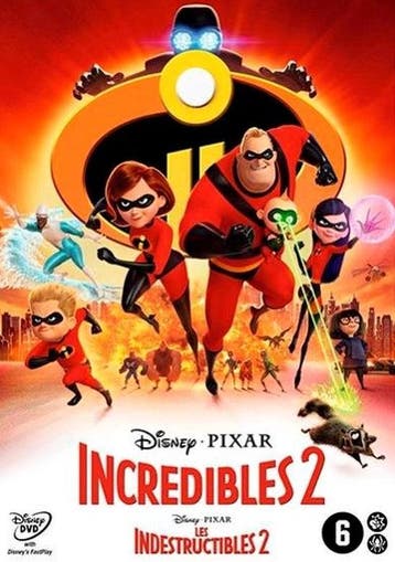 Incredibles 2 (DVD), Verzenden, Nieuw in verpakking, Animatie