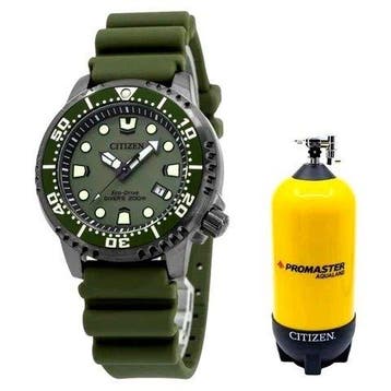 Citizen - Promaster Aqualand DiverS ISO 6425 Green Edition, Nieuw