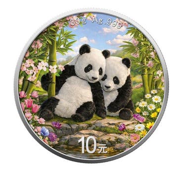 China. 10 Yuan 2026 – Panda: 4 Seasons – Spring – 30 g