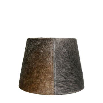 lampenkap koe grijs 20cm, Verzenden, Nieuw