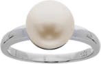 Classics&amp;More ring - zilver - zoetwaterparel Ø9 mm -, Sieraden, Tassen en Uiterlijk, Verzenden, Nieuw