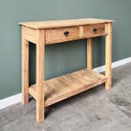 Klassieke sidetable teak| 80x40x100t/m200 (hxdxb)| v.a. €250, 100 tot 150 cm, Klassiek, Teakhout, Nieuw