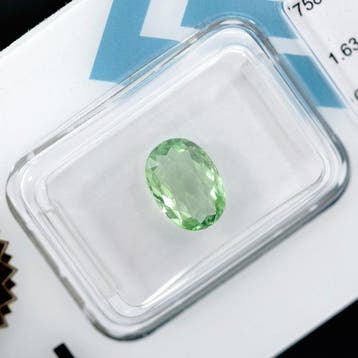 Zonder minimumprijs - 1 pcs Groen Paraiba toermalijn - 1.63, Nieuw