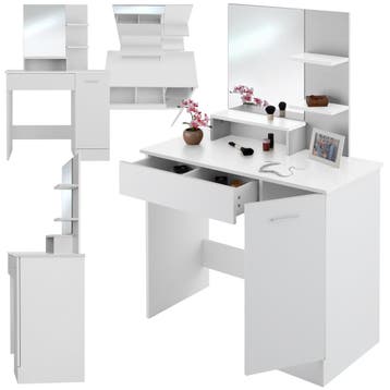 Makeup-tafel Zoe - wit, Huis en Inrichting, Tafels | Kaptafels, Verzenden, Nieuw
