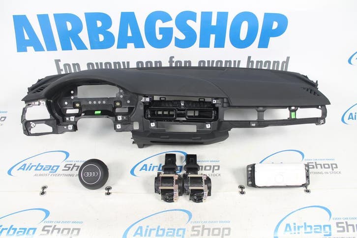 Airbag set - Dashboard 3 spaak Audi A4 B9 8W (2016-heden), Auto-onderdelen, Dashboard en Schakelaars, Gebruikt, Audi