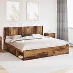vidaXL Hoofdbord Oud hout PB, Huis en Inrichting, Slaapkamer | Bedden, Verzenden, Nieuw, Bruin, Hout