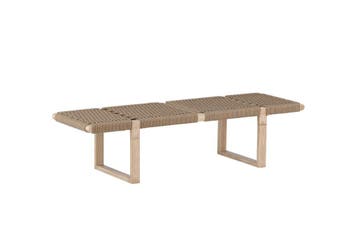 Bankje - Sievert - Bruin - Rotan - Jörn, Verzenden, Nieuw
