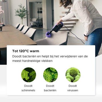 2dekans | Motionflow 16-in-1 Stoomreiniger - Vlekkenreiniger, Ophalen of Verzenden, Gebruikt