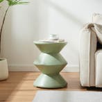 Bijzettafel Kyppeslo rond 47x37 cm mintgroen [en.casa], Huis en Inrichting, Tafels | Bijzettafels, Verzenden, Nieuw