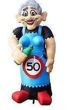 Te Huur Sarah 50 Pop 3,5 meter hoog, Ophalen, Zo goed als nieuw, Verjaardag