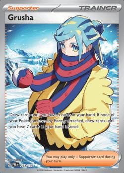Grusha 253/193 Paldea evolved, Hobby en Vrije tijd, Verzamelkaartspellen | Pokémon, Losse kaart, Nieuw, Foil, Ophalen of Verzenden