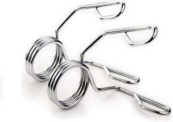 Sluiters 50 mm - Olympic Barbell Spring Collar - Lock / Clip, Sport en Fitness, Fitnessmaterialen, Ophalen of Verzenden, Zo goed als nieuw