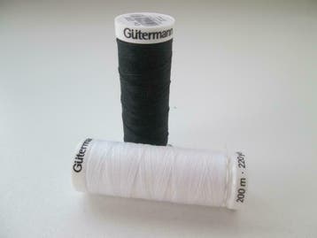 Gutermann garen Zwart en Wit Nergens zo goedkoop 399 kleuren, Ophalen of Verzenden, Nieuw, Garen of Naald(en)
