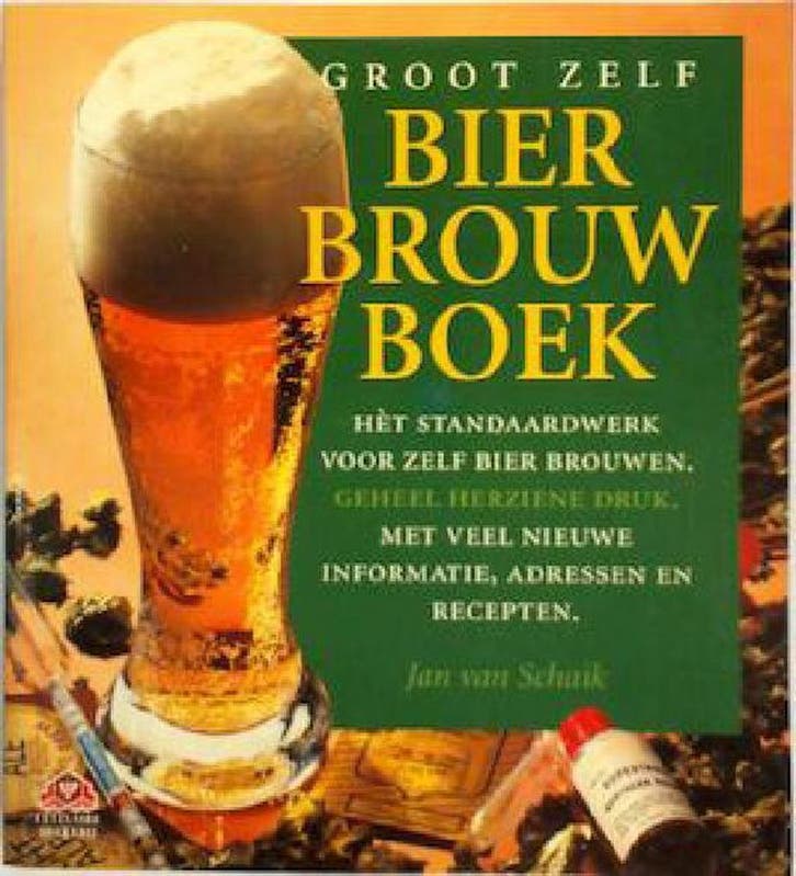 Groot zelf bierbrouw boek / Culinaire boekerij - J. van, Boeken, Kookboeken, Gelezen, Verzenden