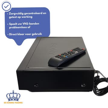 Sony SLV-SE700D2 | Videorecorder | VHS Speler | Videospeler, Verzenden, Gebruikt, VHS-speler of -recorder