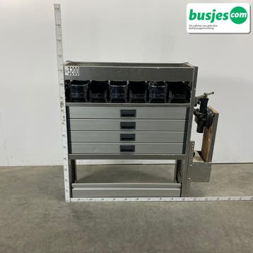 Aluca bedrijfswageninrichting 1010x320x1150mm (3200), Ophalen of Verzenden