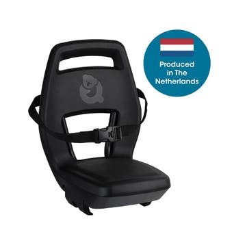 Qibbel achterzitje  Maxi Junior 6+ Longtail zwart, Verzenden, Nieuw