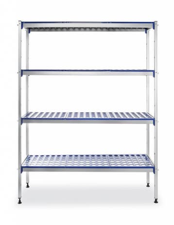 Hendi Opbergrek Aluminium planken, Verzenden, Nieuw in verpakking