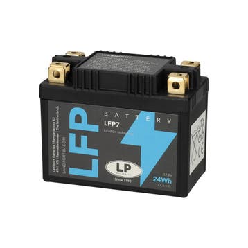 Landport (LP) LFP7 12 volt 24,0 Wh Lithium LiFePO4 accu, Ophalen of Verzenden, Nieuw