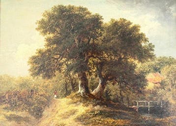 Henry Harris Lines (1800-1889) Circle of - Landscape with