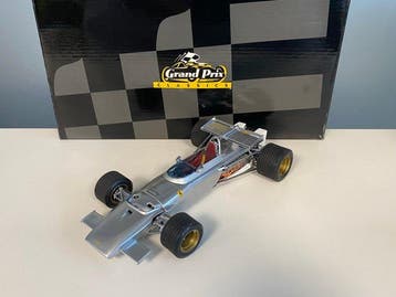 Exoto 1:18 - Model raceauto - Ferrari 312 B aluminium, Nieuw