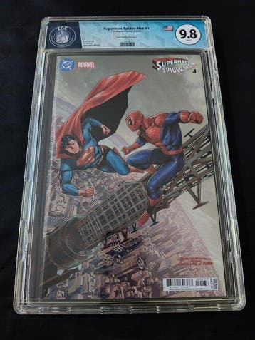 Superman/Spider-Man #1 - EGC 9.8 - 1 Graded comic - Eerste, Boeken, Strips | Comics, Nieuw