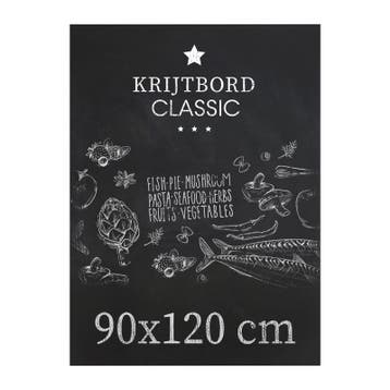 Krijtbord Classic 90x120 cm Verticaal, Nieuw in verpakking