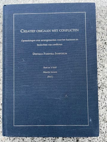 Creatief omgaan met conflicten, Gelezen, Verzenden, Maatschappij en Samenleving, Roel in ’t Veld en Maartje Jansen