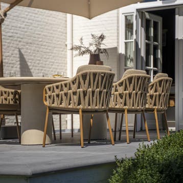 Biarritz dining stoel 4 Seasons Outdoor, Ophalen of Verzenden, Nieuw