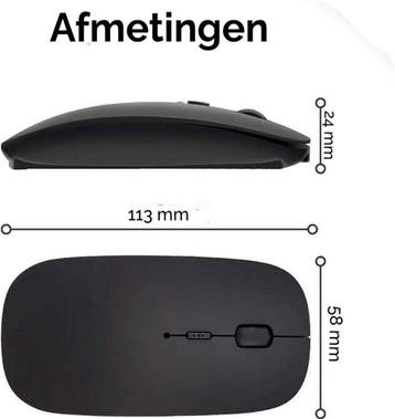 Smartify stille Draadloze Muis - Draadloze Muis Laptop -, Ophalen of Verzenden, Zo goed als nieuw, Smartify