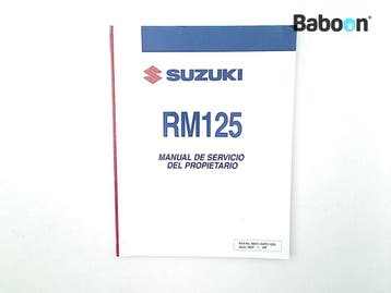 Instructie Boek Suzuki RM 125 2007-2008 (RM125) Manual De, Verzenden, Gebruikt