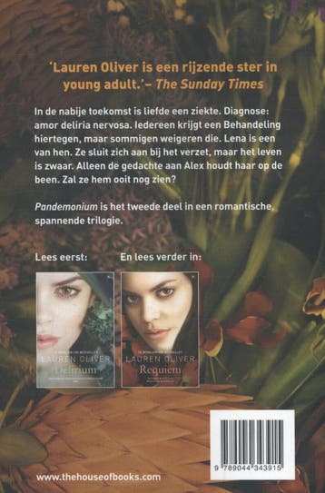 Pandemonium / Delirium trilogie / 2 9789044343915, Verzenden, Gelezen, Lauren Oliver