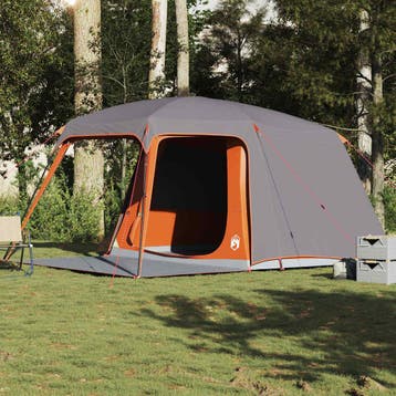 vidaXL Kampeertent met verandakoepel 5persoons waterdicht, Verzenden, Nieuw, Tot en met 2
