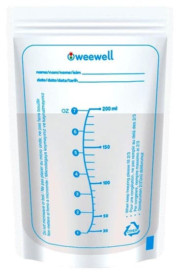 Weewell 25 Stuks Moedermelk Bewaarzakjes, Verzenden, Nieuw