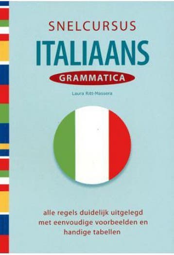 Snelcursus Italiaans Grammatica - Laura Ritt-Massera, Boeken, Verzenden, Gelezen, Laura Ritt-Massera