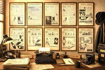 Lotto di 10 Riviste Storiche Illustrate 1943-1955 – La