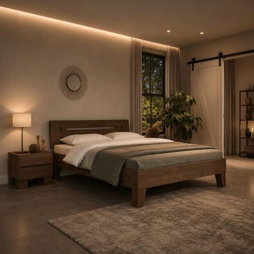 Van Schaik Celesto Massief Houten Bed - 90 x 210, Nieuw