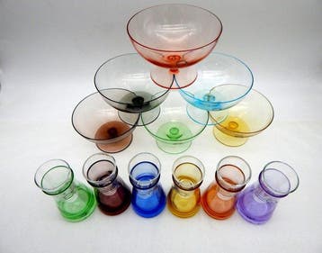 V.Nason&C. - Drinkset (18) - Wereldcollectie - Muranoglas
