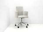 Vergaderstoel verrijdbaar Bulo Pub & Club - stof wit rib -, Werkplek, Ophalen of Verzenden, Gebruikt, Overige typen