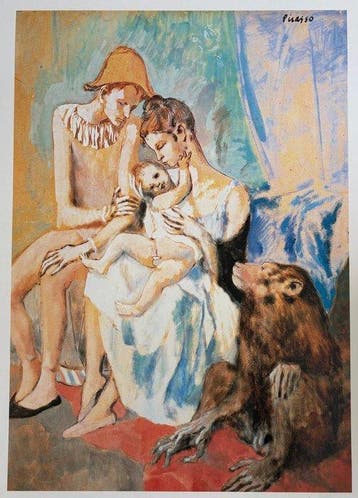 Pablo Picasso (1881-1973) - La famille dacrobates