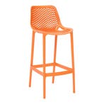 Barkruk Buiten - 75 cm - Air - Oranje - Siesta, Verzenden, Nieuw