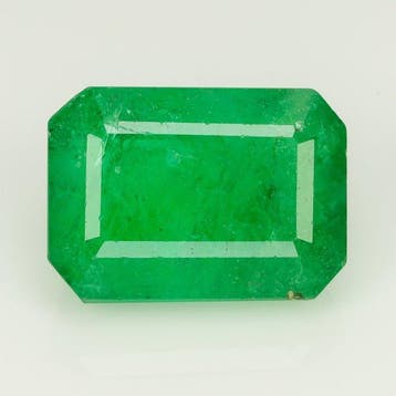 1 pcs Groen Smaragd - 5.26 ct - Bellerophon Gemlab -, Nieuw