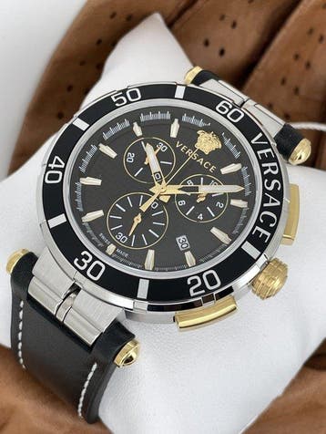 Versace - Greca Chronograph - VE3L002 22 - Heren - 2020+, Nieuw