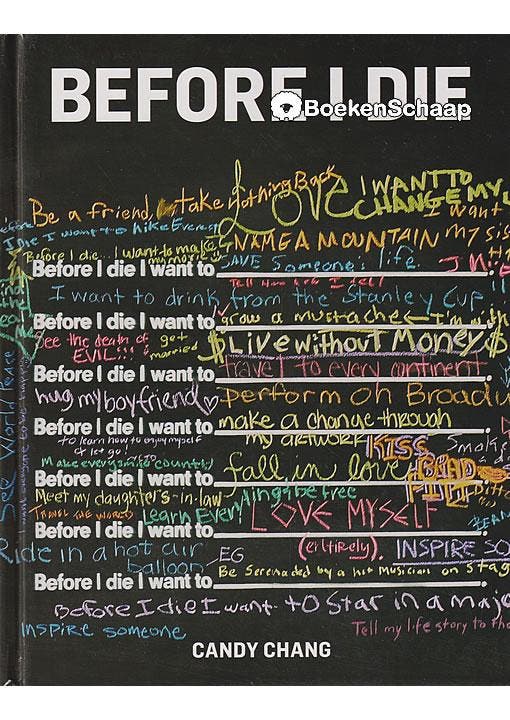Before I Die Candy Chang, Boeken, Esoterie en Spiritualiteit, Gelezen, Verzenden