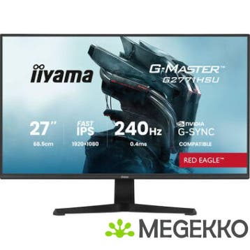Iiyama G-Master G2771HSU-B1 27  Full HD IPS 240Hz Gaming, Verzenden, Nieuw, Iiyama