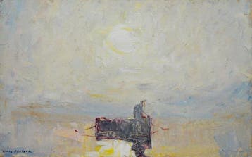 Louis Pastour (1876-1948) - Brume au lever, Cannes, Antiek en Kunst, Kunst | Schilderijen | Klassiek
