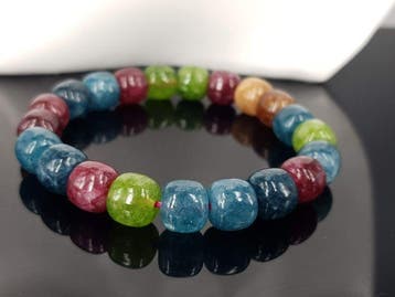 Natuurlijke toermalijn edelsteen Lengte: 17 cm - Armband