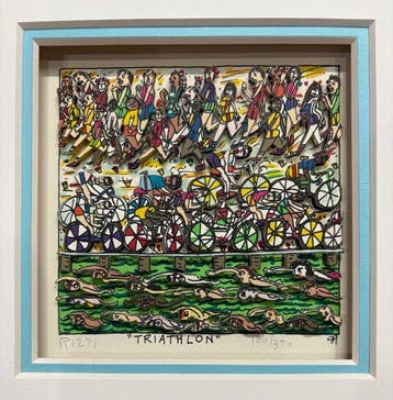 James Rizzi (1950-2011) - Triathlon · 3D Print