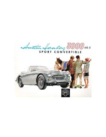 1962 AUSTIN HEALEY 3000 MK II BROCHURE NEDERLANDS, Boeken, Nieuw, Author